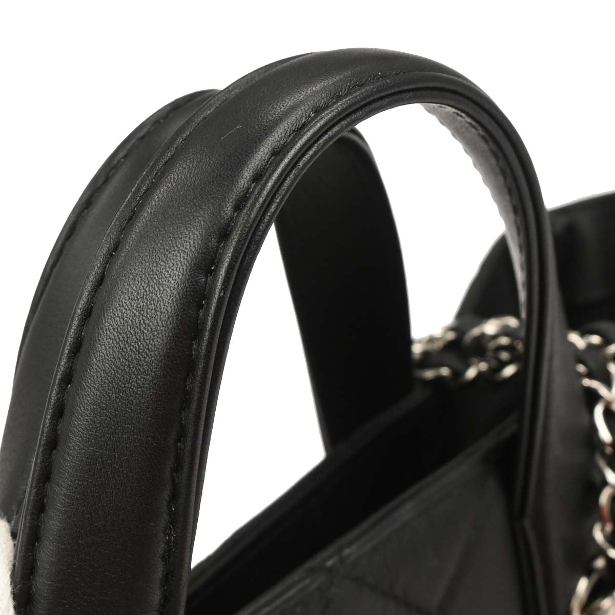 Chanel 2019 Black Lambskin Ultra Pocket Shopping Tote Bag