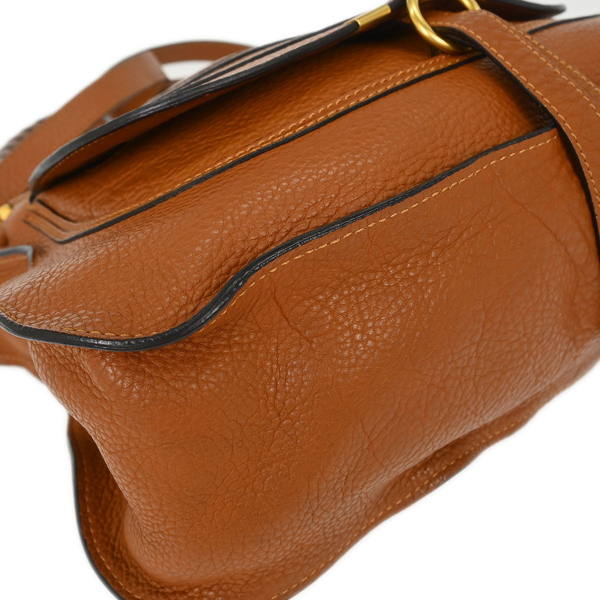 Chloe Brown Leather Marcie 2way Shoulder Handbag