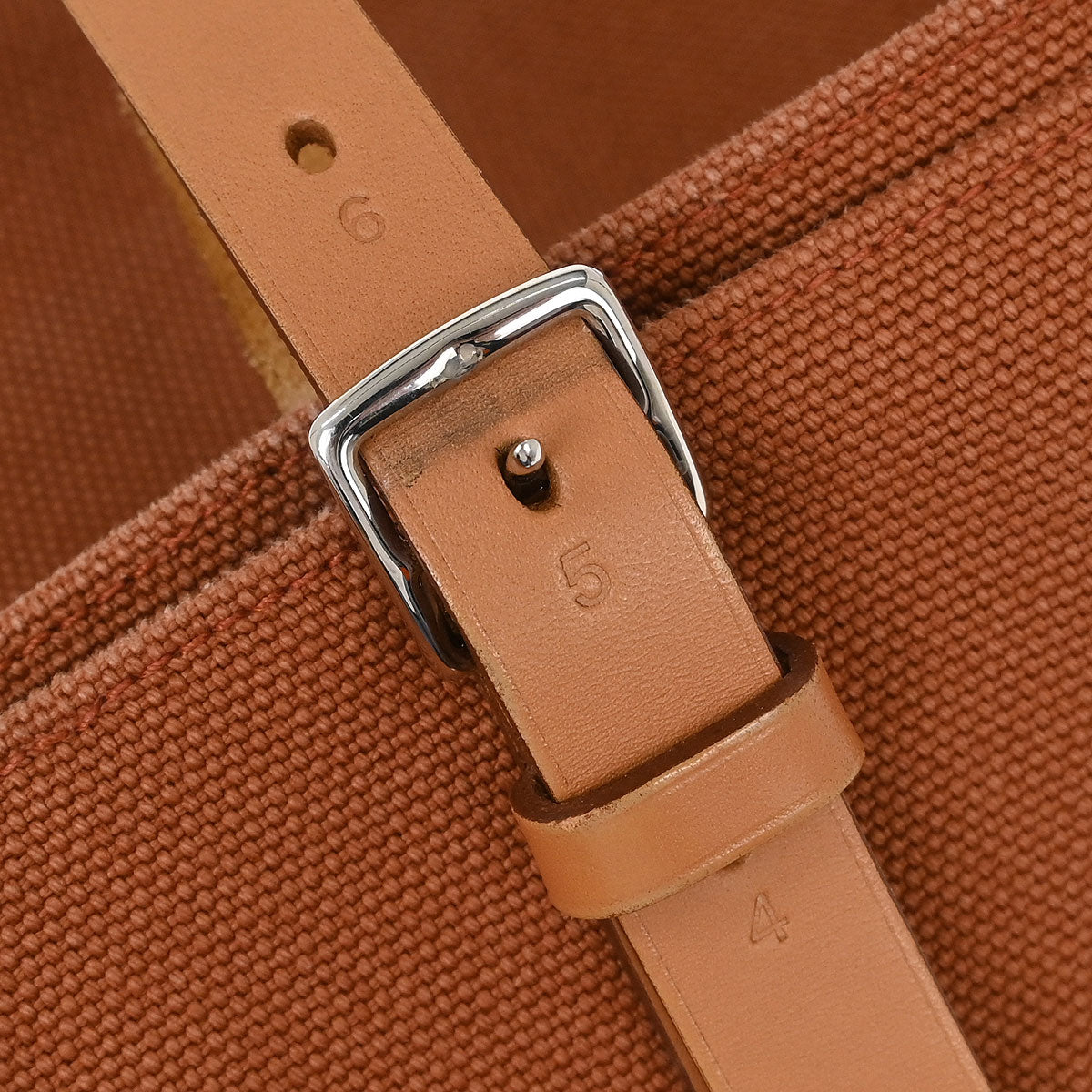 Hermes Brown Canvas Etriviere Elan Tote Bag