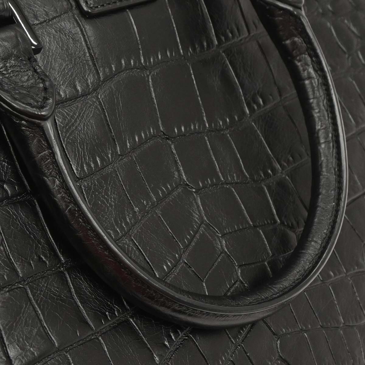 Saint Laurent * Black Cabas 2way Shoulder Handbag