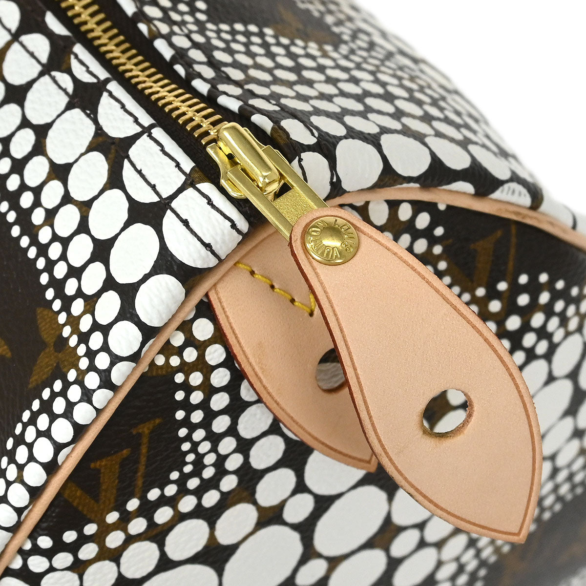 Louis Vuitton White Monogram Town Speedy 30 Handbag M40690