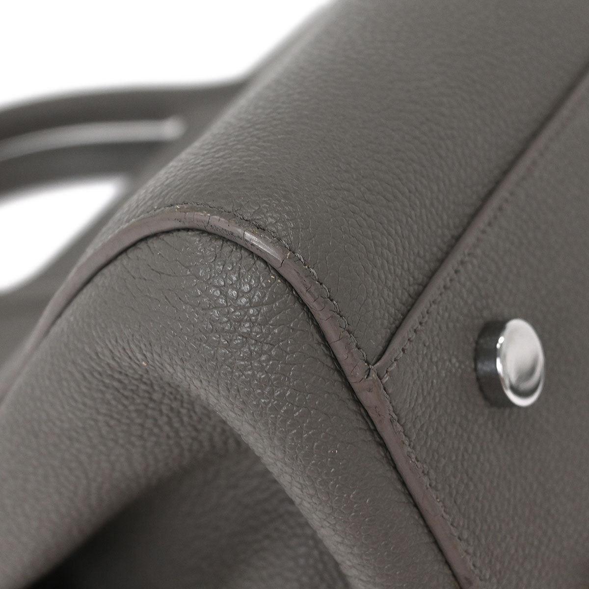 Saint Laurent Gray Cabas Rive 2way Shoulder Handbag
