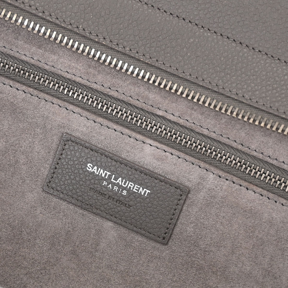 Saint Laurent Gray Cabas Rive 2way Shoulder Handbag