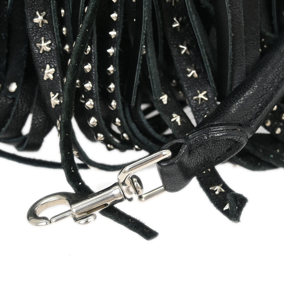 Saint Laurent Black Emmanuelle Fringe Shoulder Bag