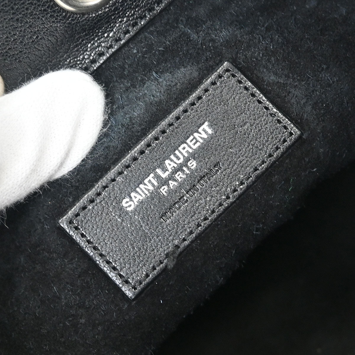 Saint Laurent Black Emmanuelle Fringe Shoulder Bag