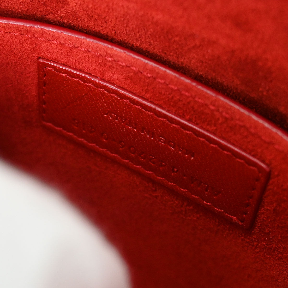 Saint Laurent Red Leather Sunset Shoulder Bag