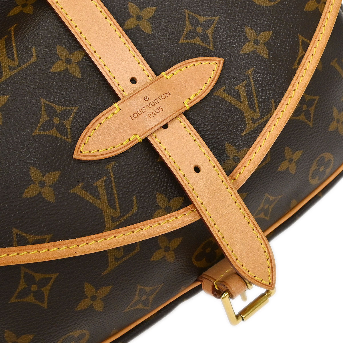 Louis Vuitton Monogram Saumur 30 Messenger Shoulder Bag M42256