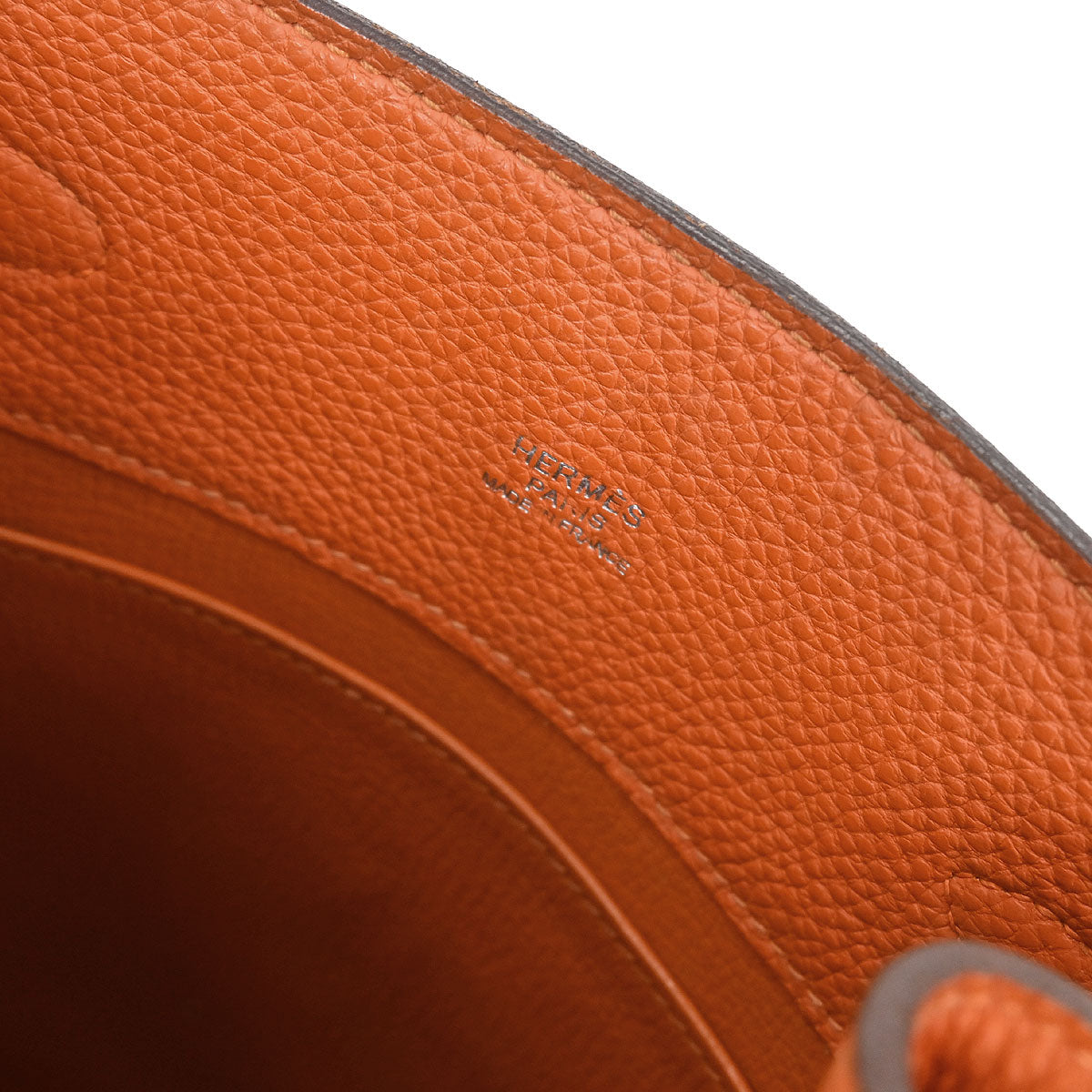 Hermes Orange Togo So Kelly 22 Shoulder Bag