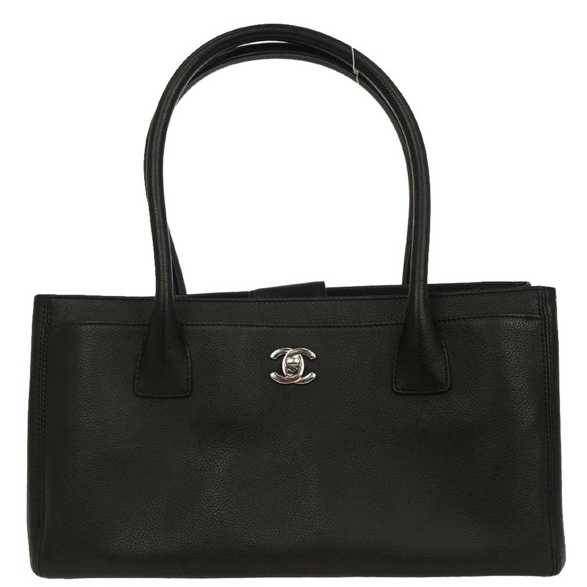 Chanel Black Calfskin Executive Cerf Tote Bag