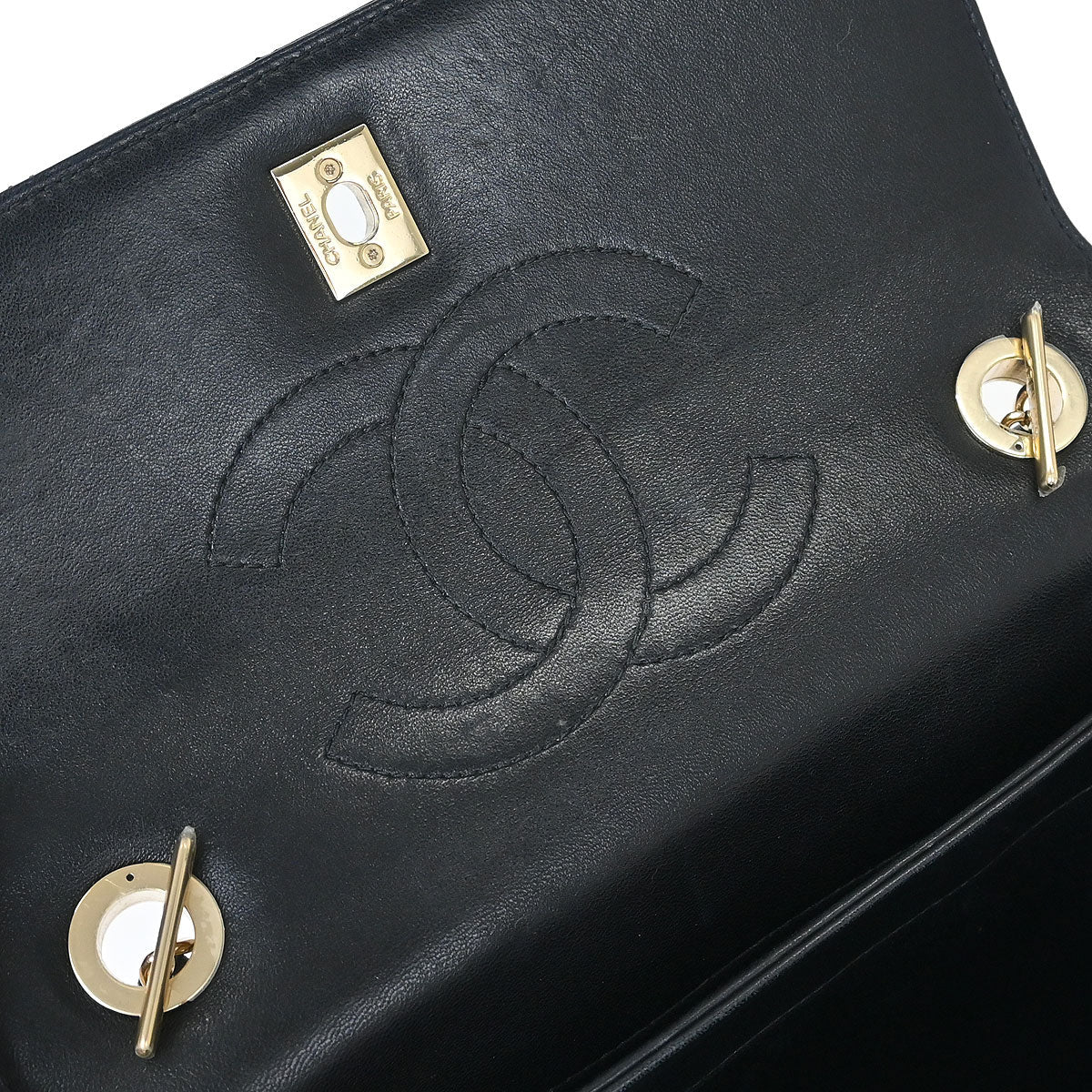 Chanel Black Lambskin Trendy CC 2way Shoulder Handbag