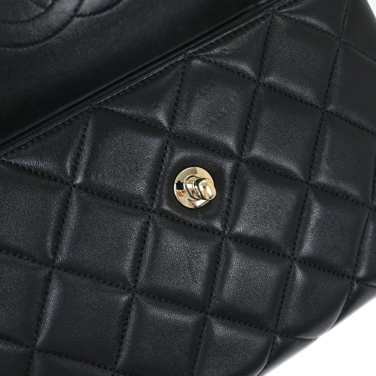 Chanel Black Lambskin Trendy CC 2way Shoulder Handbag
