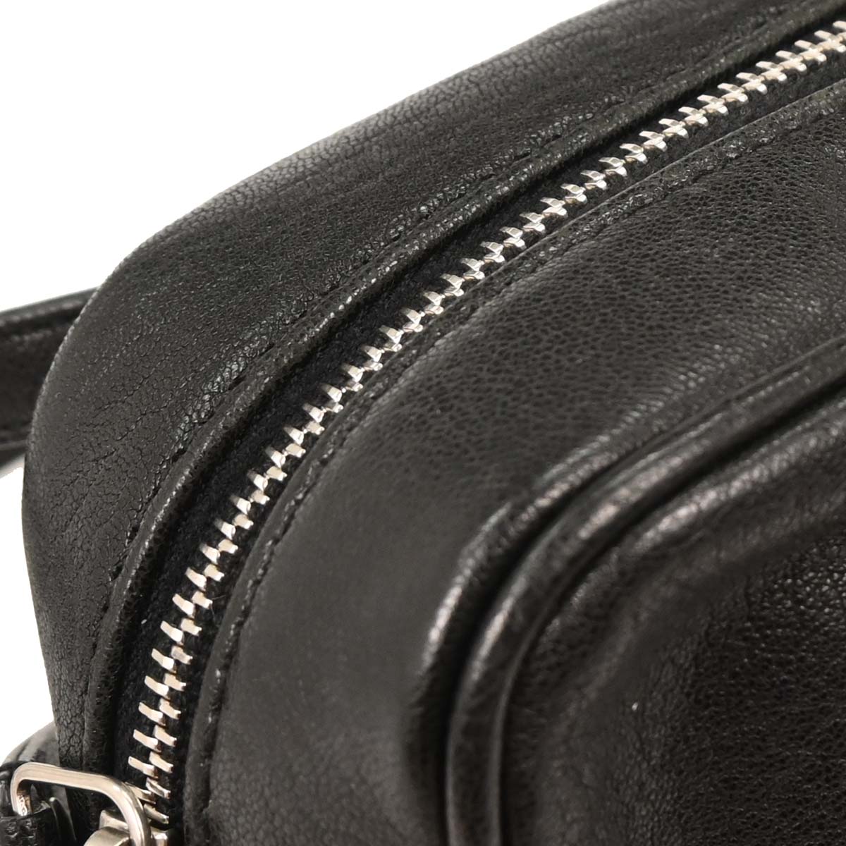 Saint Laurent Black Lou Belt Bag