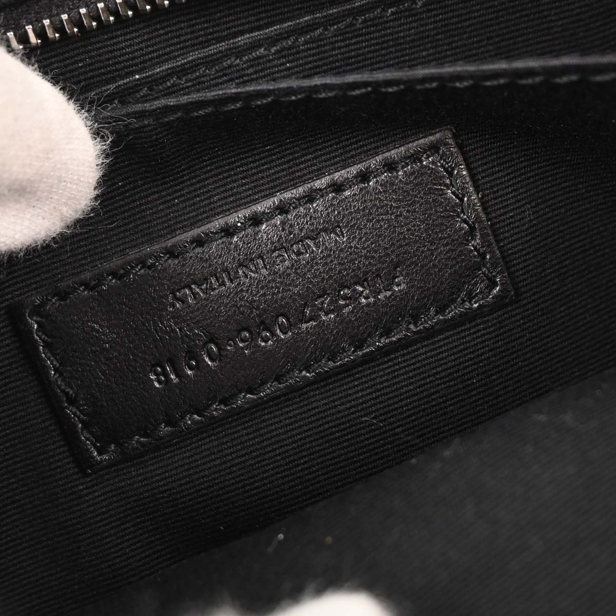 Saint Laurent Black Lou Belt Bag