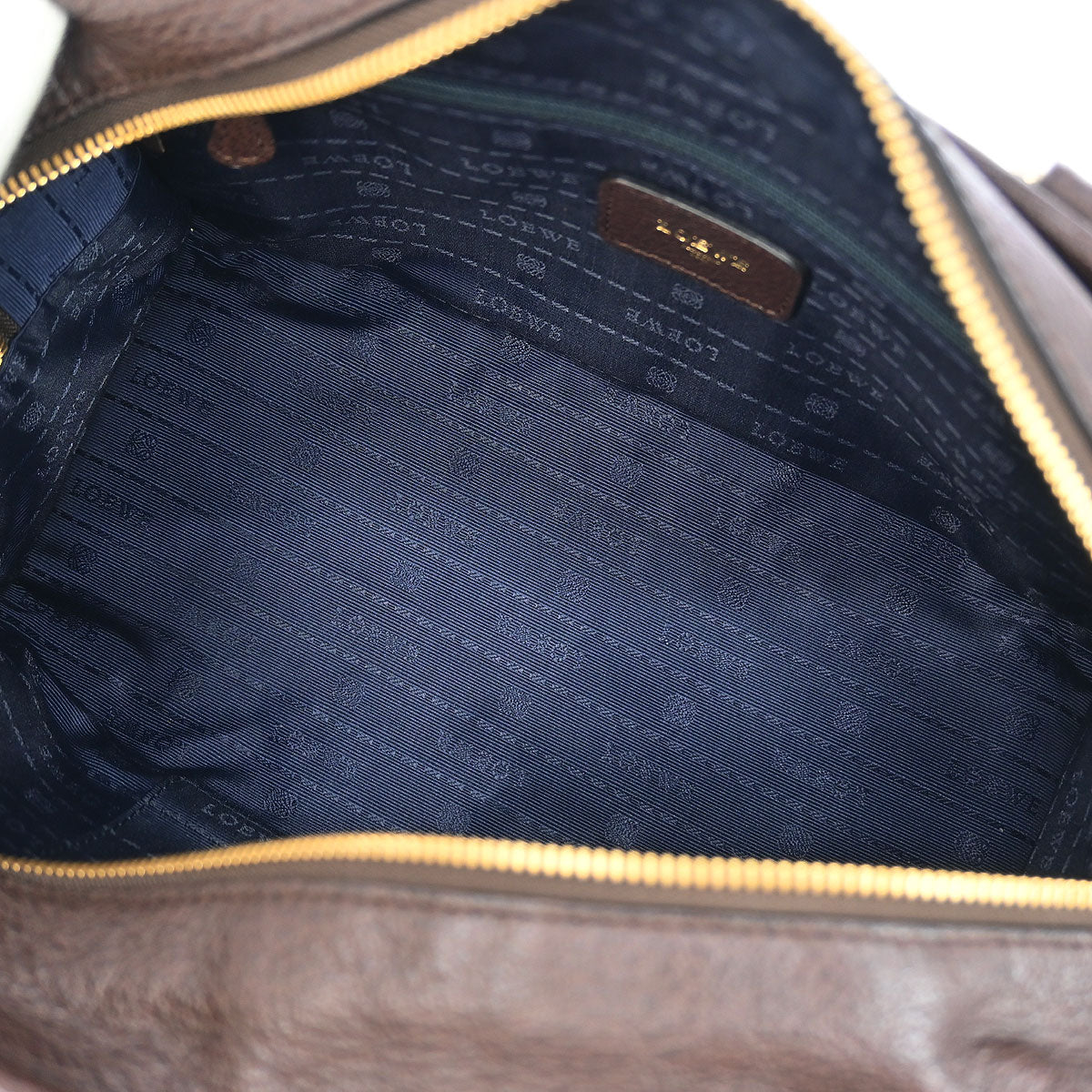 Loewe Brown Leather Amazona 28 Handbag
