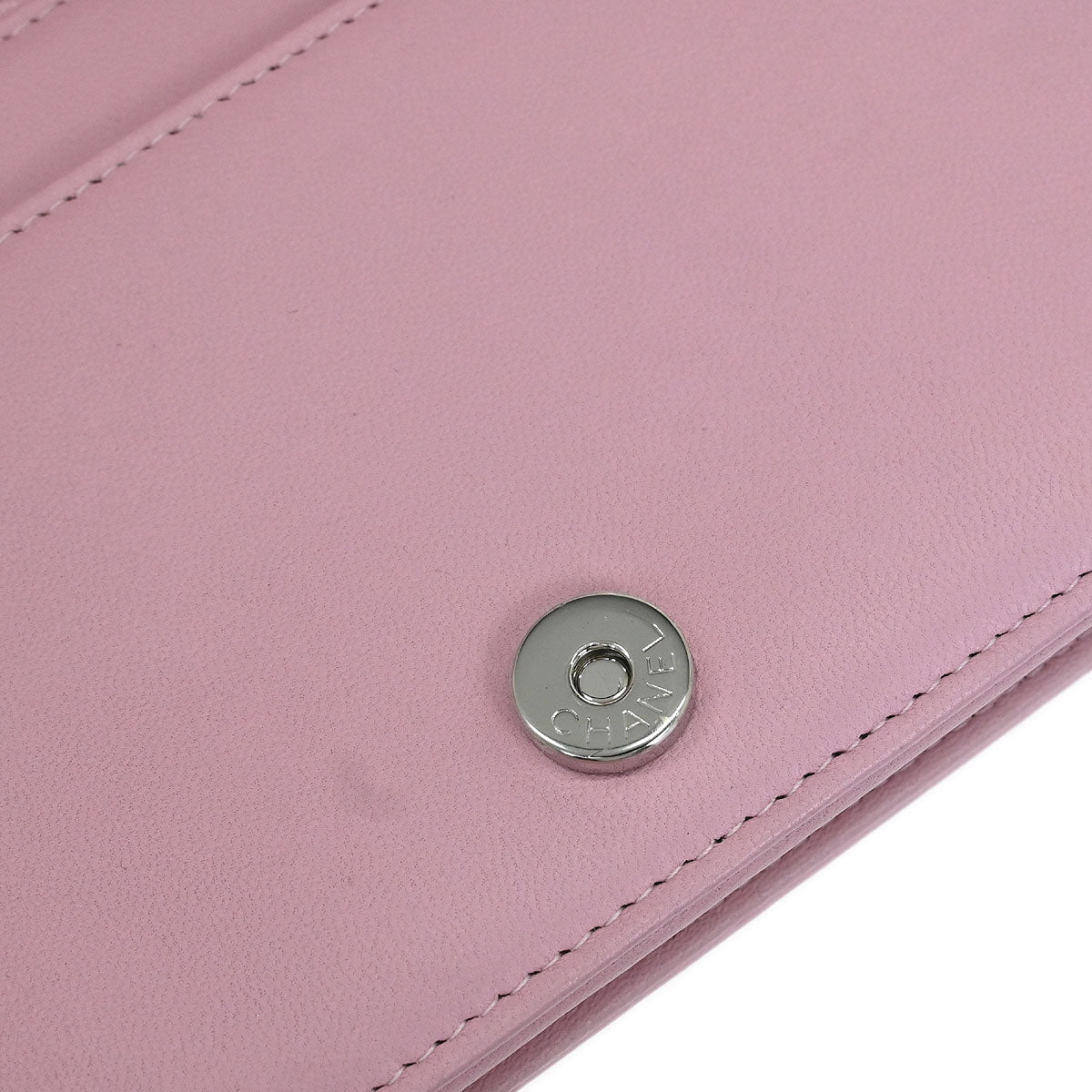 Chanel Pink Lambskin Rhinestone WOC Wallet On Chain