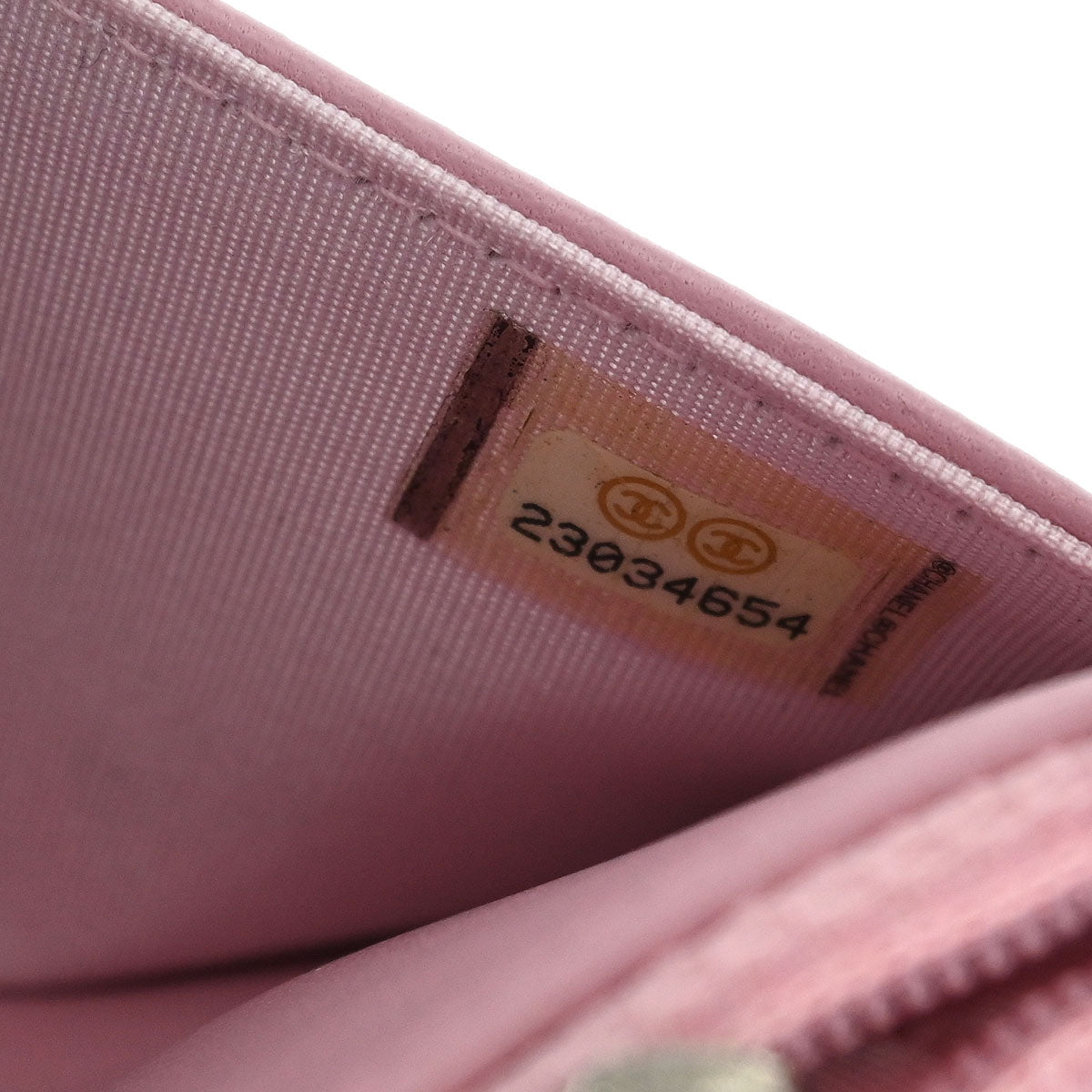 Chanel Pink Lambskin Rhinestone WOC Wallet On Chain