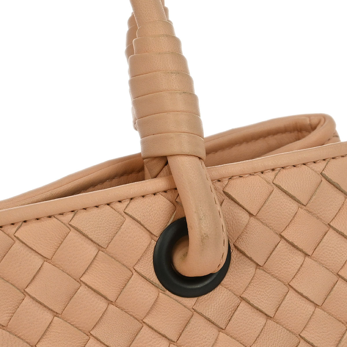 Bottega Veneta Light Pink Intrecciato Tote Handbag