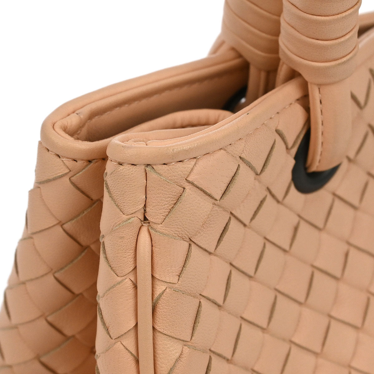 Bottega Veneta Light Pink Intrecciato Tote Handbag