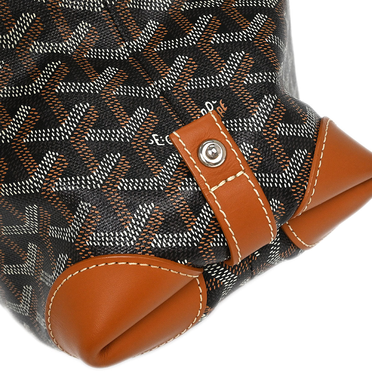 Goyard Black Boeing 25 Trousse Pouch Clutch Bag