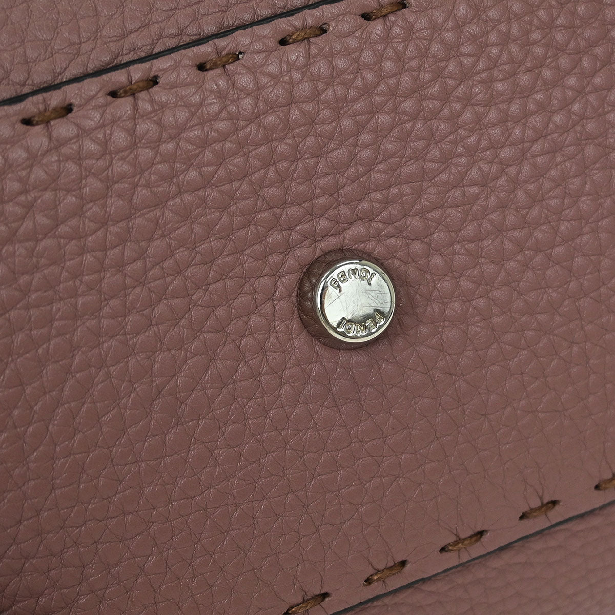 Fendi Purple Peekaboo 2way Shoulder Handbag