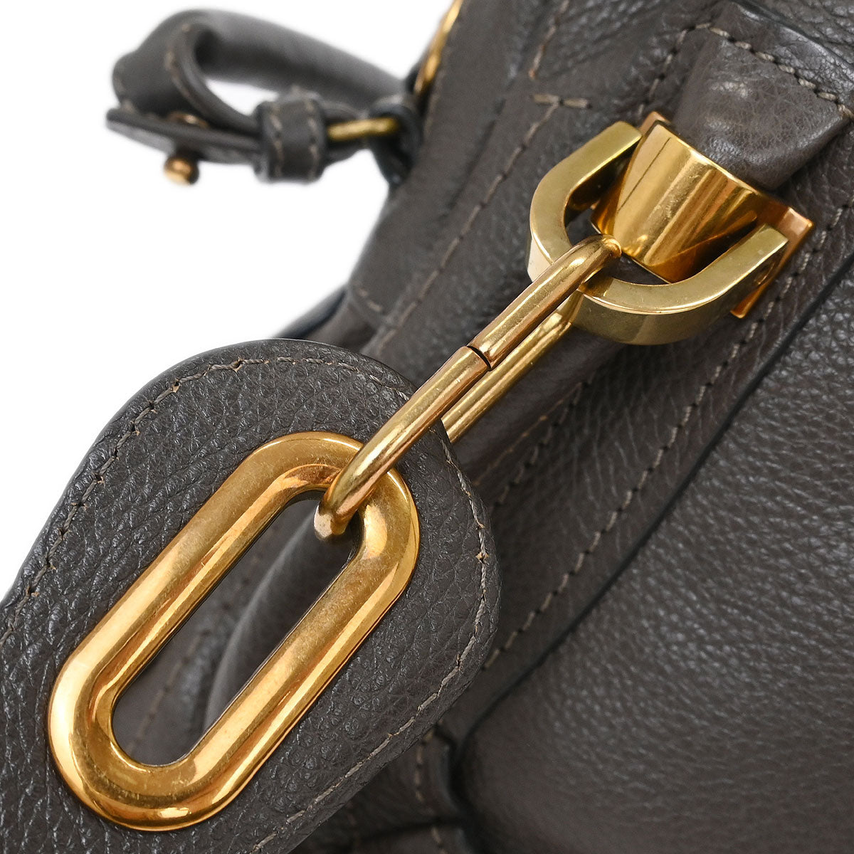 Chloe Gray Paraty 2way Shoulder Handbag