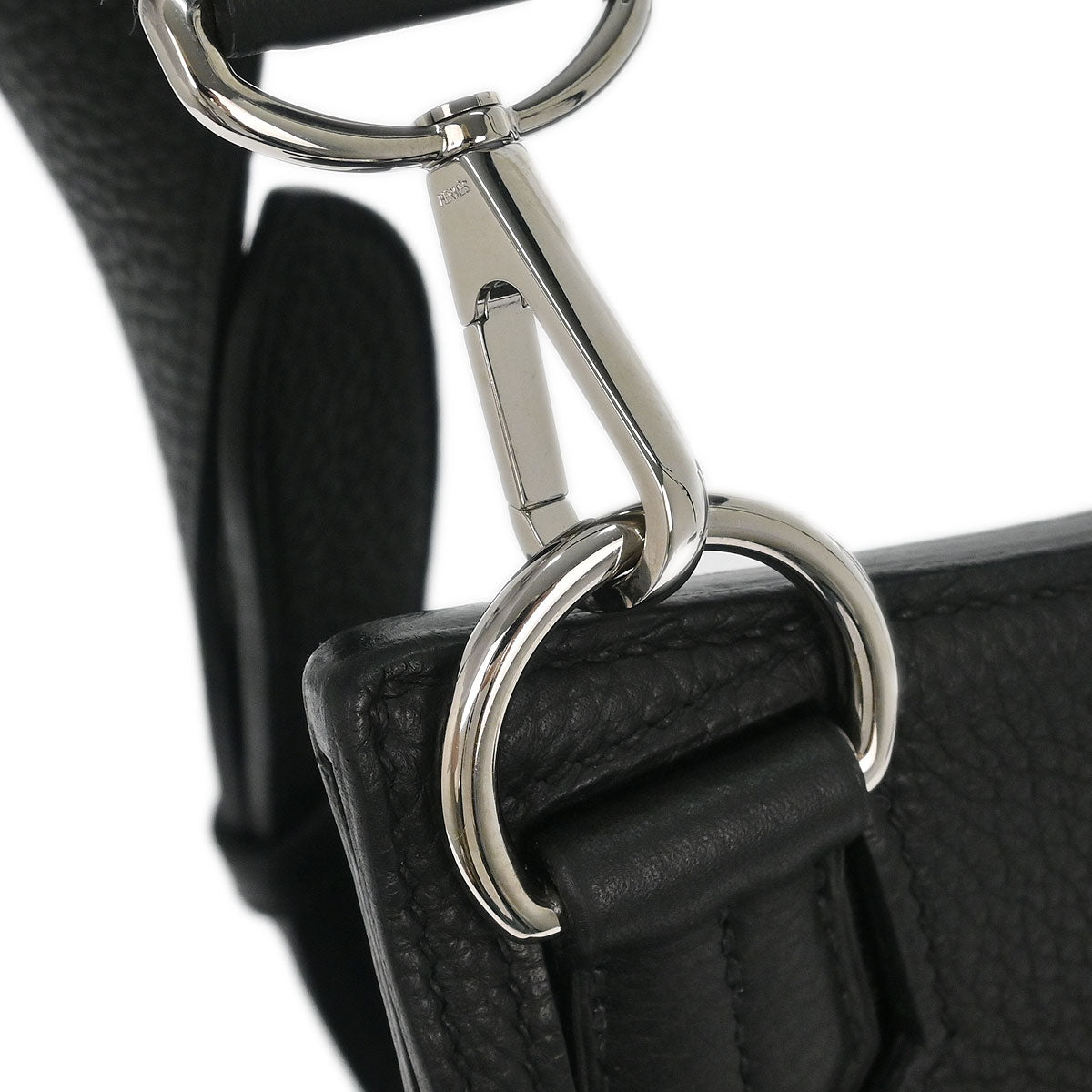Hermes Black Taurillon Clemence Jypsiere 31 Shoulder Bag