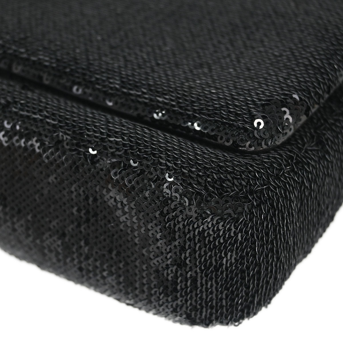 Chanel Black Sequins Dare To Disturb Shoulder Bag