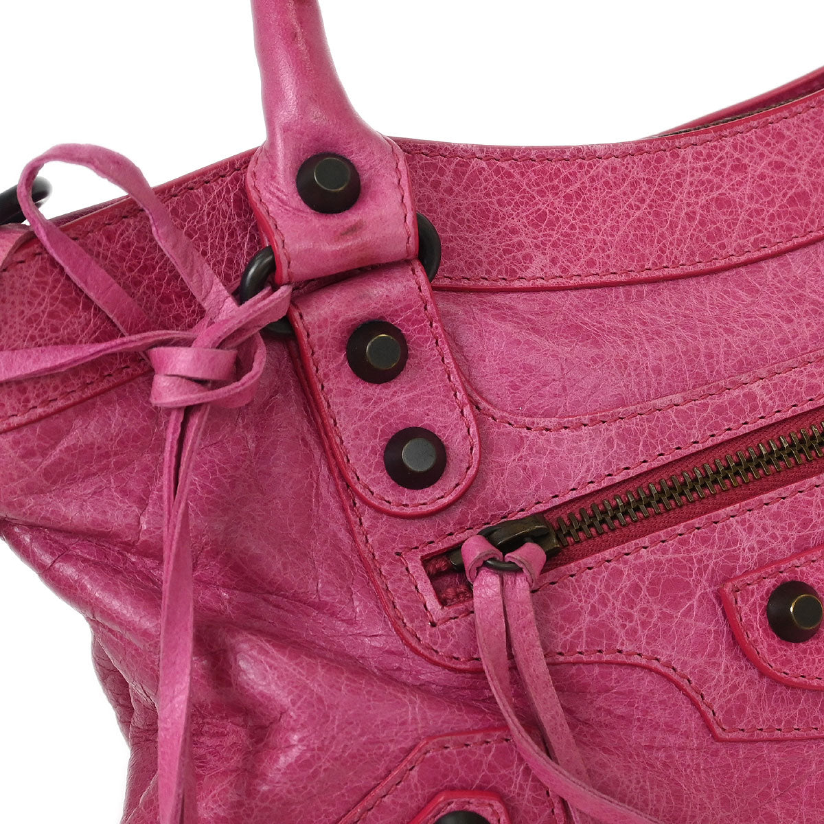 Balenciaga Pink The First 2way Shoulder Handbag