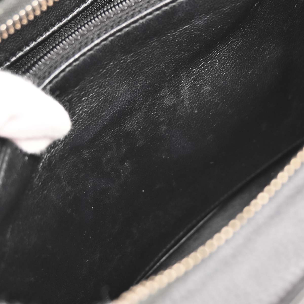 Chanel 2019 Black Caviar CC Filigree 2way Shoulder Vanity Handbag