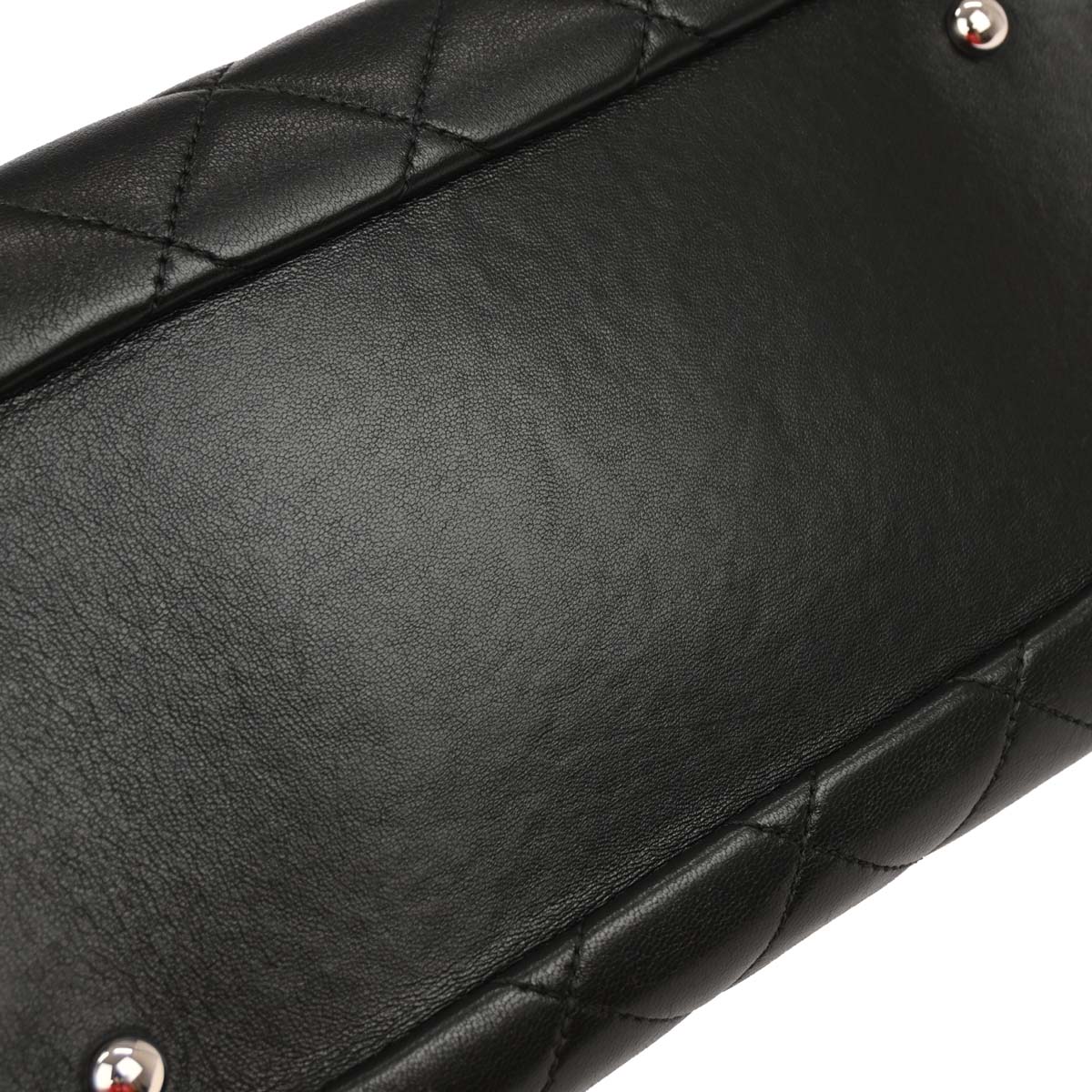 Chanel Black Lambskin Trendy CC Bowling Bag