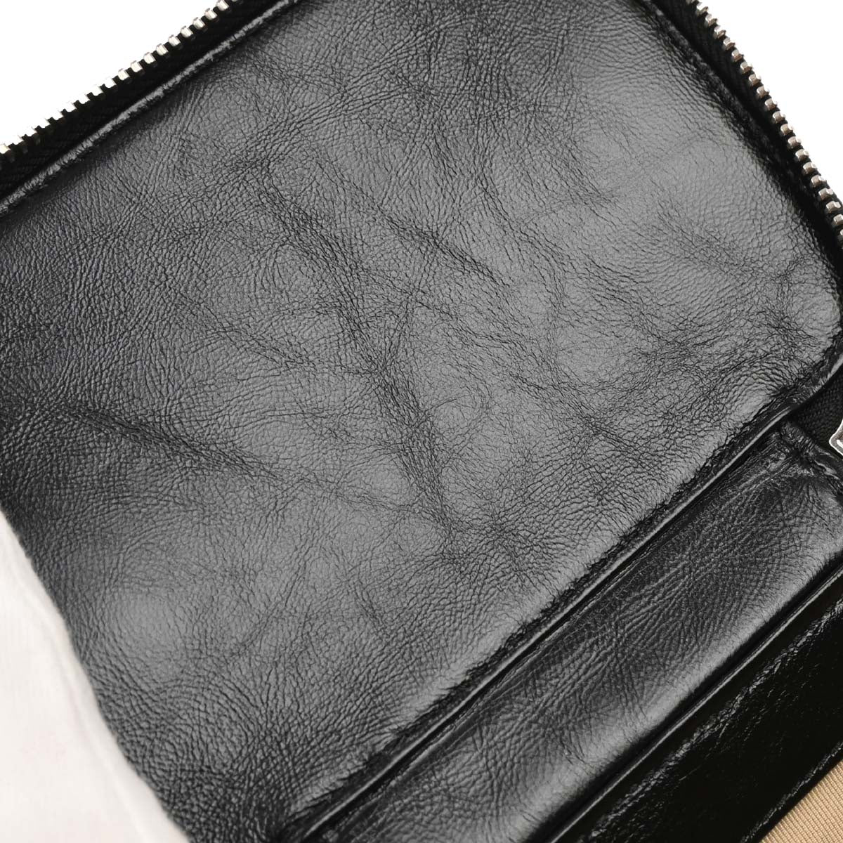 Chanel Black Beige Rattan Calfskin Vanity Handbag