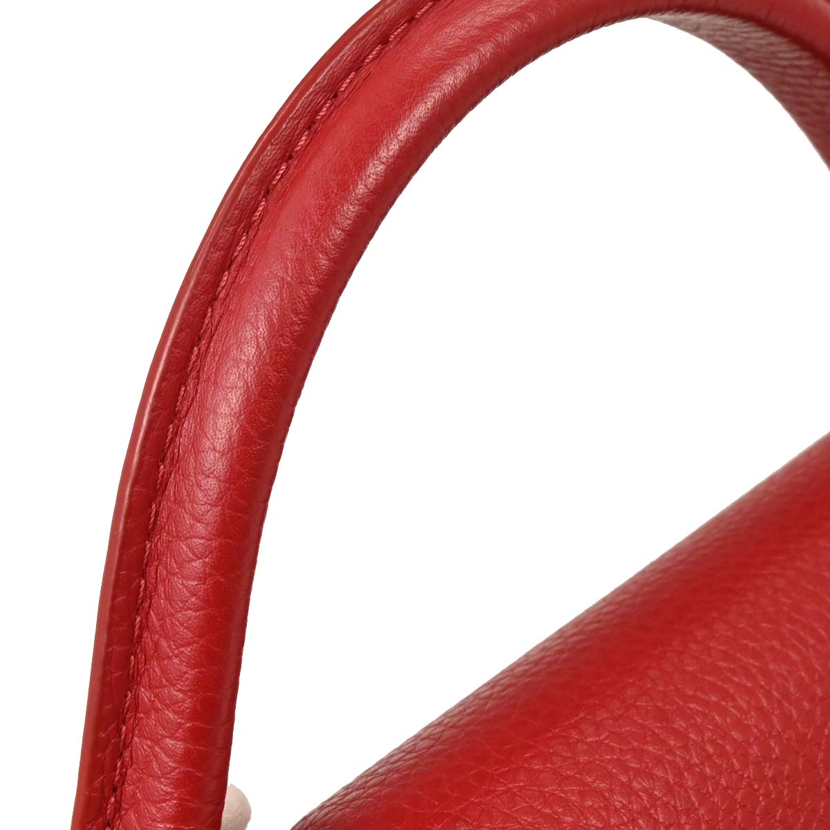 Louis Vuitton Red Capucines PM 2way Shoulder Handbag M43935