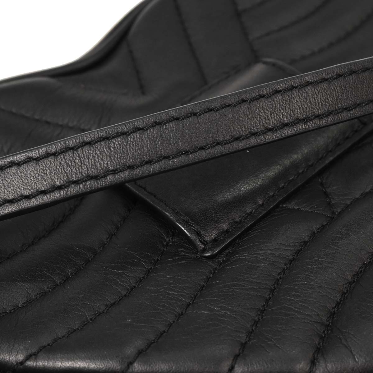 Louis Vuitton Black New Wave Heart Clutch Shoulder Bag M52796