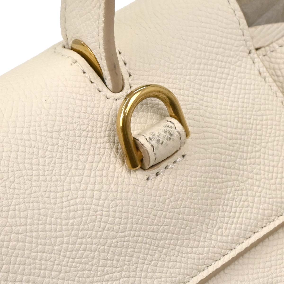 Celine White Belt Bag 2way Shoulder Handbag