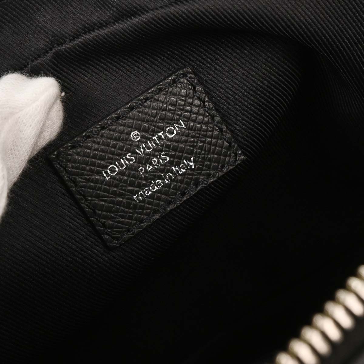 Louis Vuitton Monogram Eclipse Taigalama Bum Bag M30245