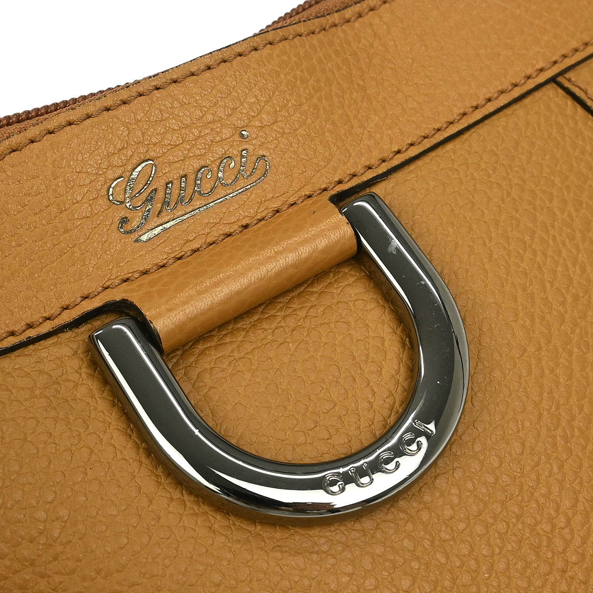 Gucci Brown Abbey D Ring Shoulder Bag