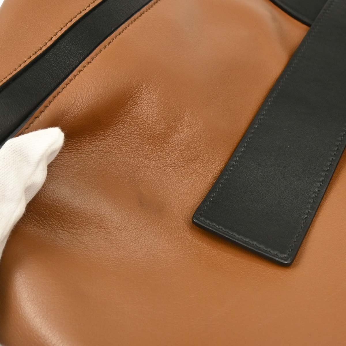 Prada Brown Leather 2way Shoulder Tote Handbag