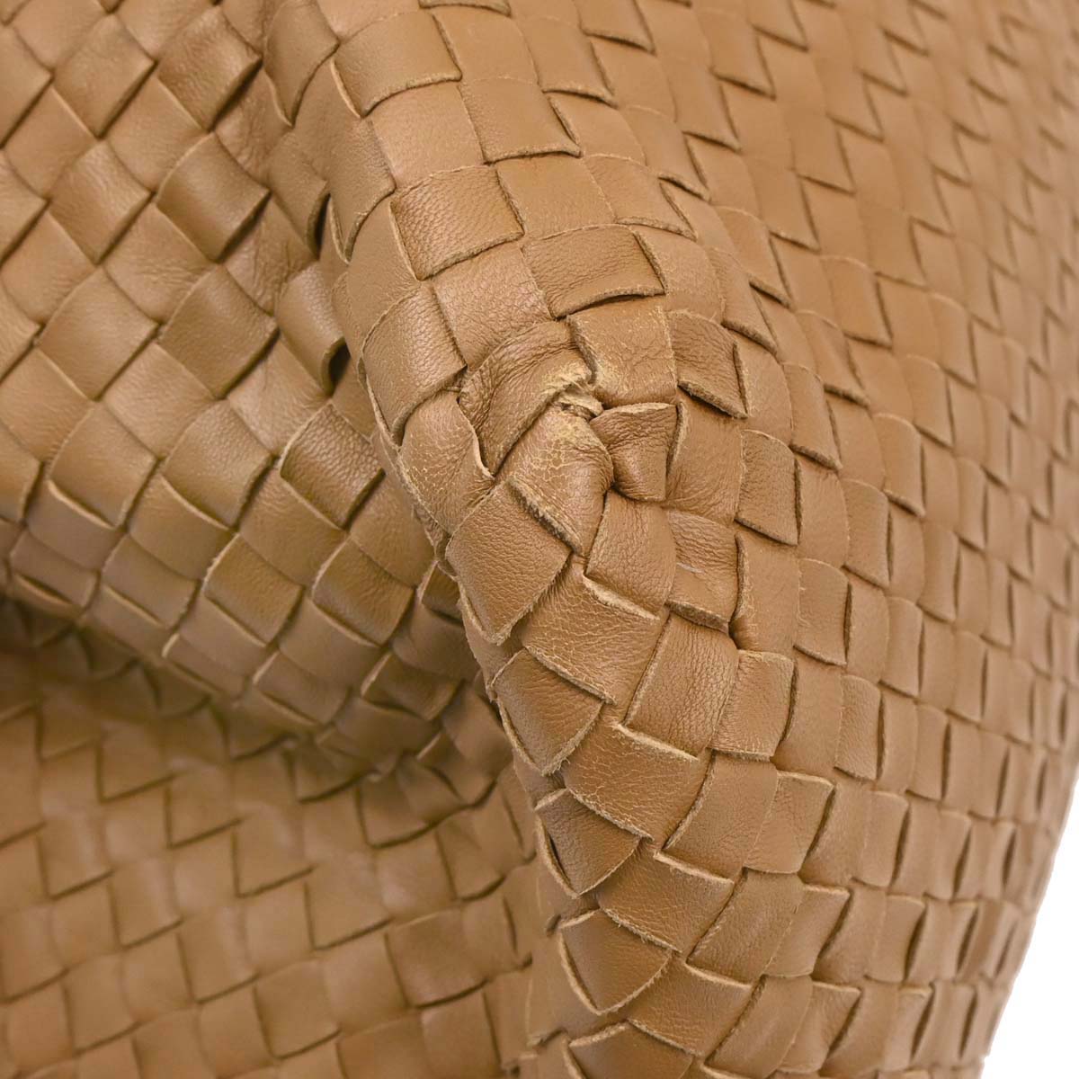 Bottega Veneta Brown Leather Intrecciato Tote Handbag