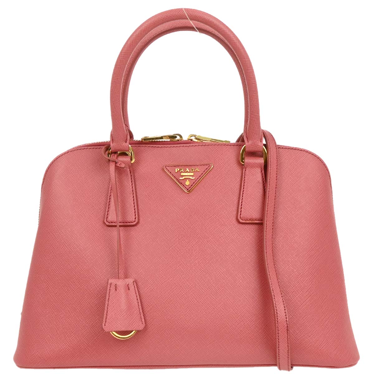 Prada Pink Leather Promenade 2way Shoulder Handbag