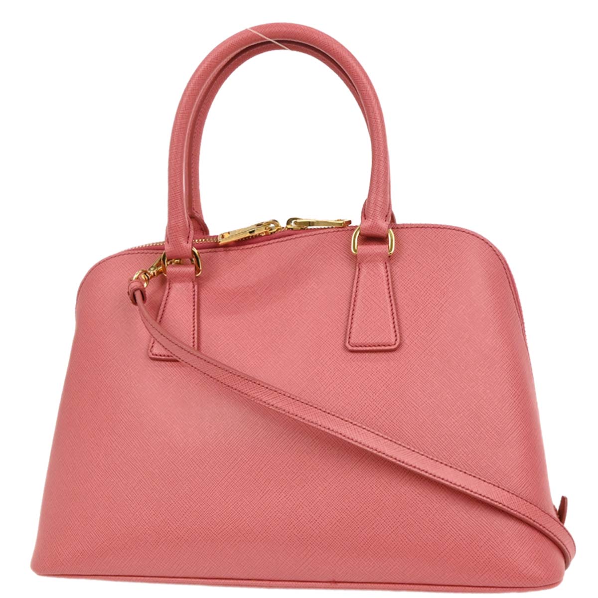 Prada Pink Leather Promenade 2way Shoulder Handbag
