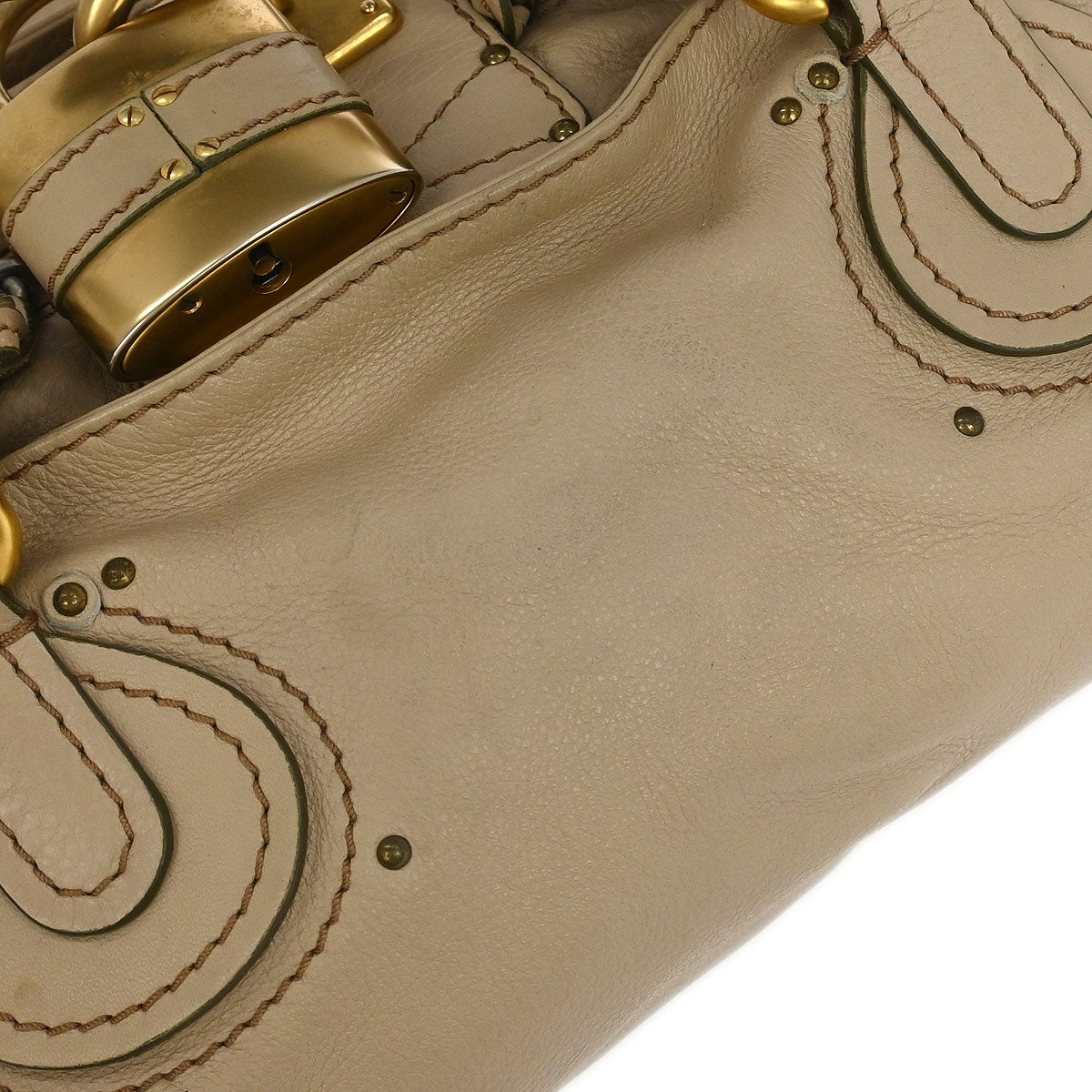 Chloe Beige Paddington Handbag