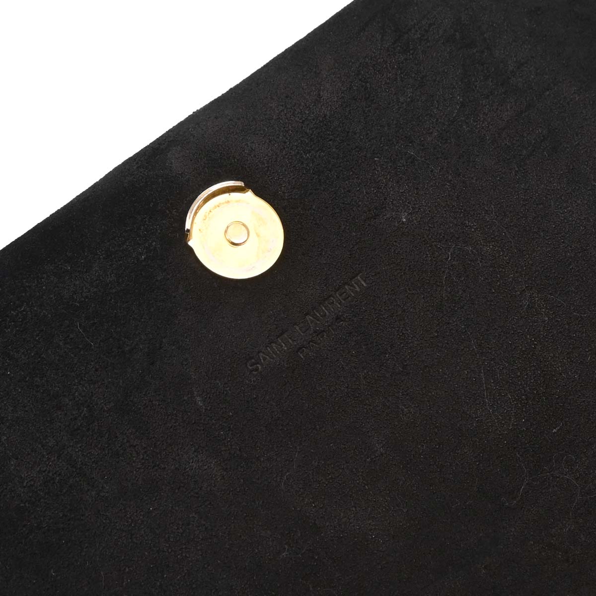 Saint Laurent Gold Leather Kate Shoulder Bag