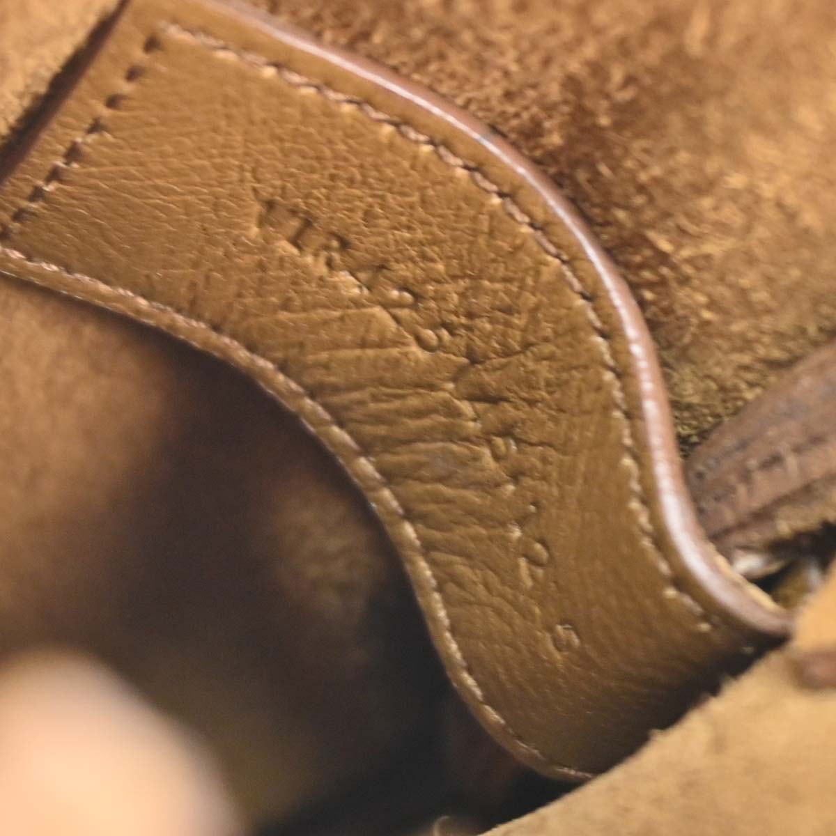 Saint Laurent Brown Suede Toy Anita Fringe Crossbody Bag