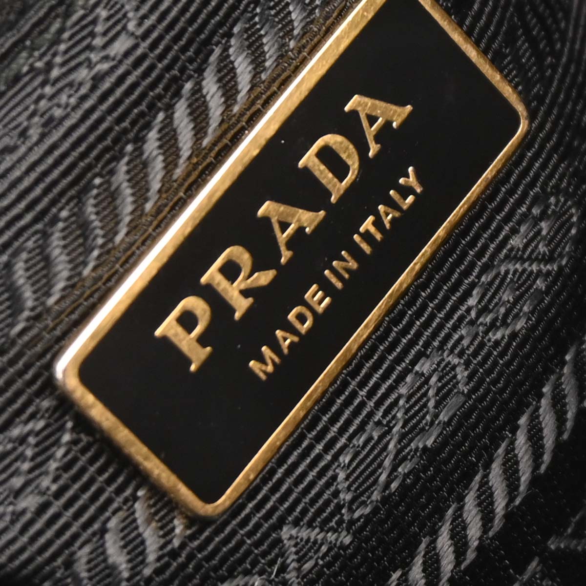 Prada Black Nylon Bow Handbag