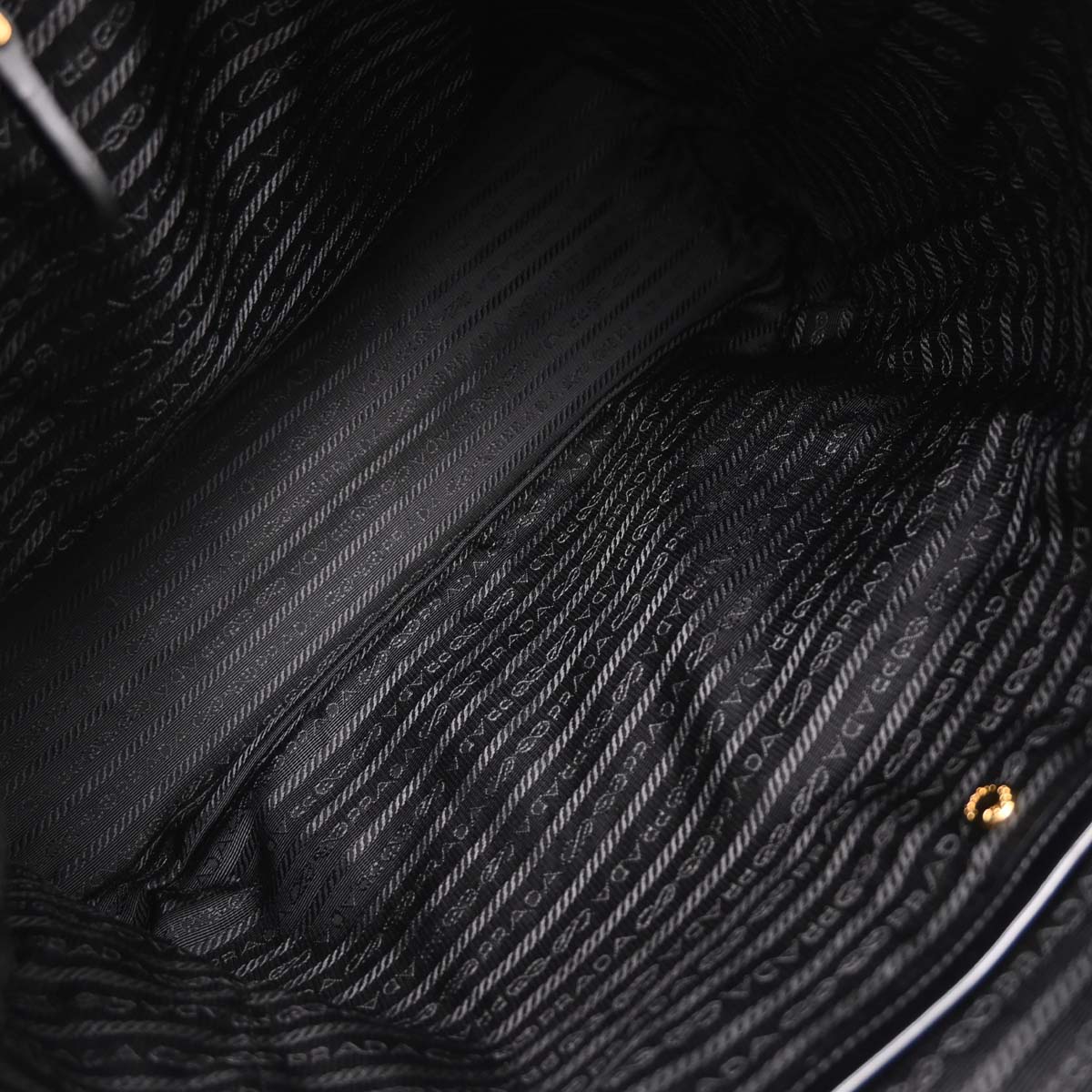 Prada Black Nylon Tote Handbag