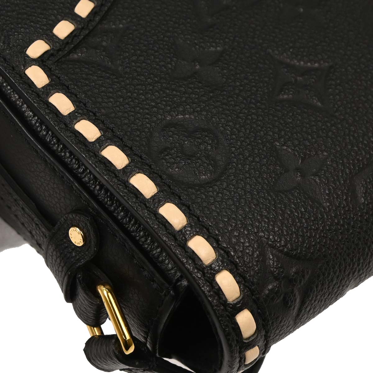 Louis Vuitton Black Monogram Empreinte Juno Shoulder Bag M43143