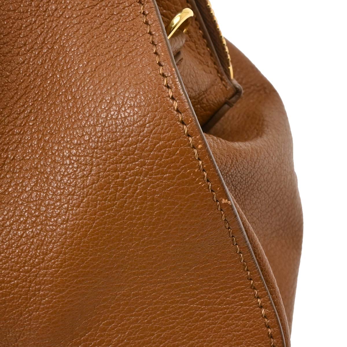 Miu Miu Brown Leather 2way Shoulder Handbag