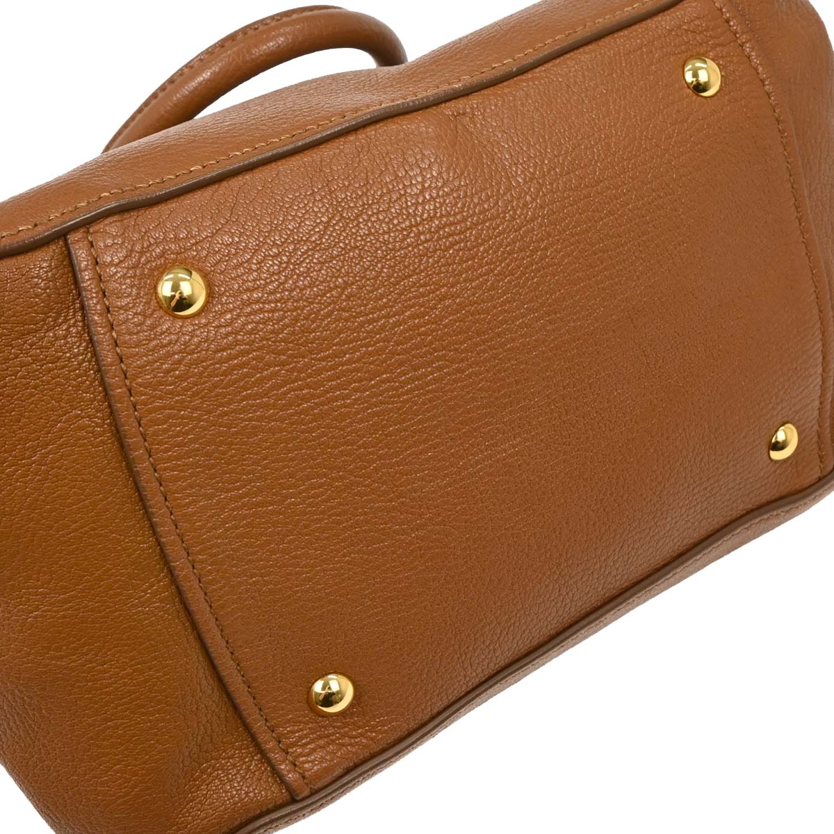 Miu Miu Brown Leather 2way Shoulder Handbag