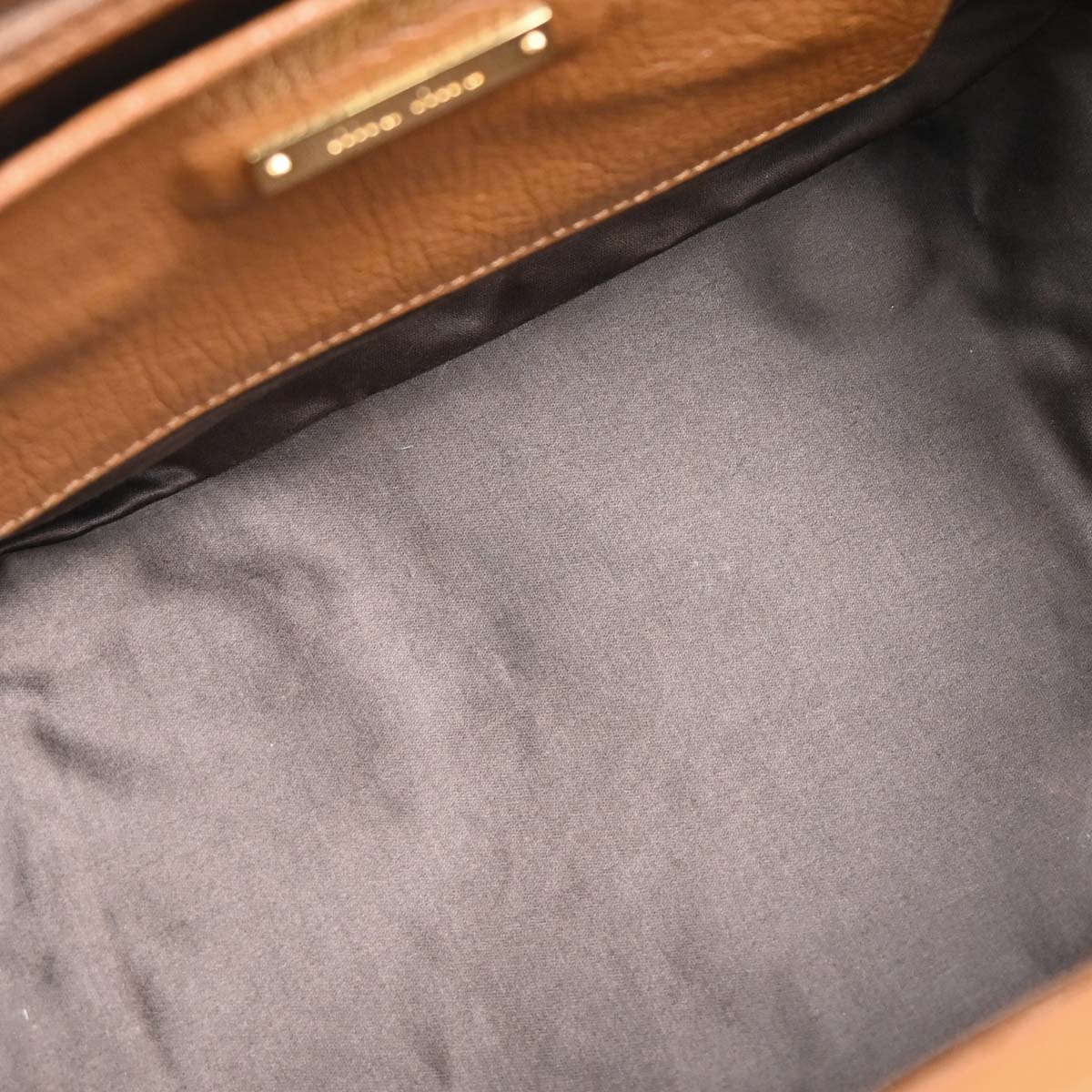 Miu Miu Brown Leather 2way Shoulder Handbag