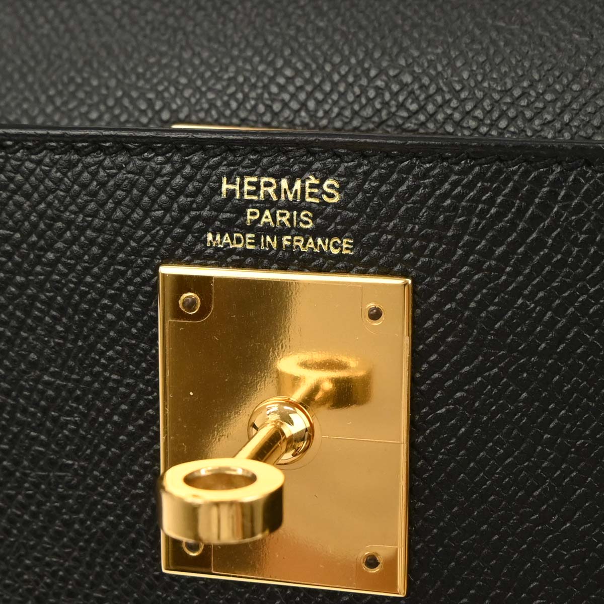 Hermes Black Epsom Kelly 28 Sellier 2way Shoulder Handbag